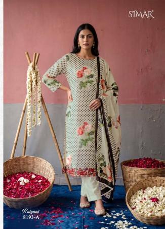 Glossy simar kalyani wholesale bazaar dress materials